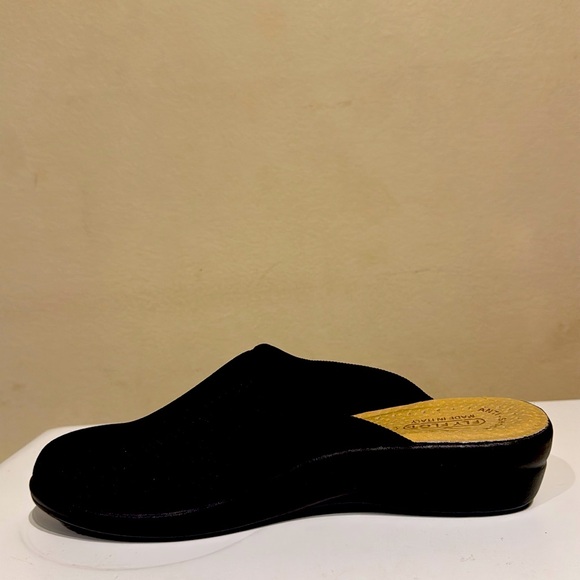 Black Fly Flot Clogs US: 9 / EU: 40 Anti Shock Genuine Leather Made in Italy - Picture 7 of 11